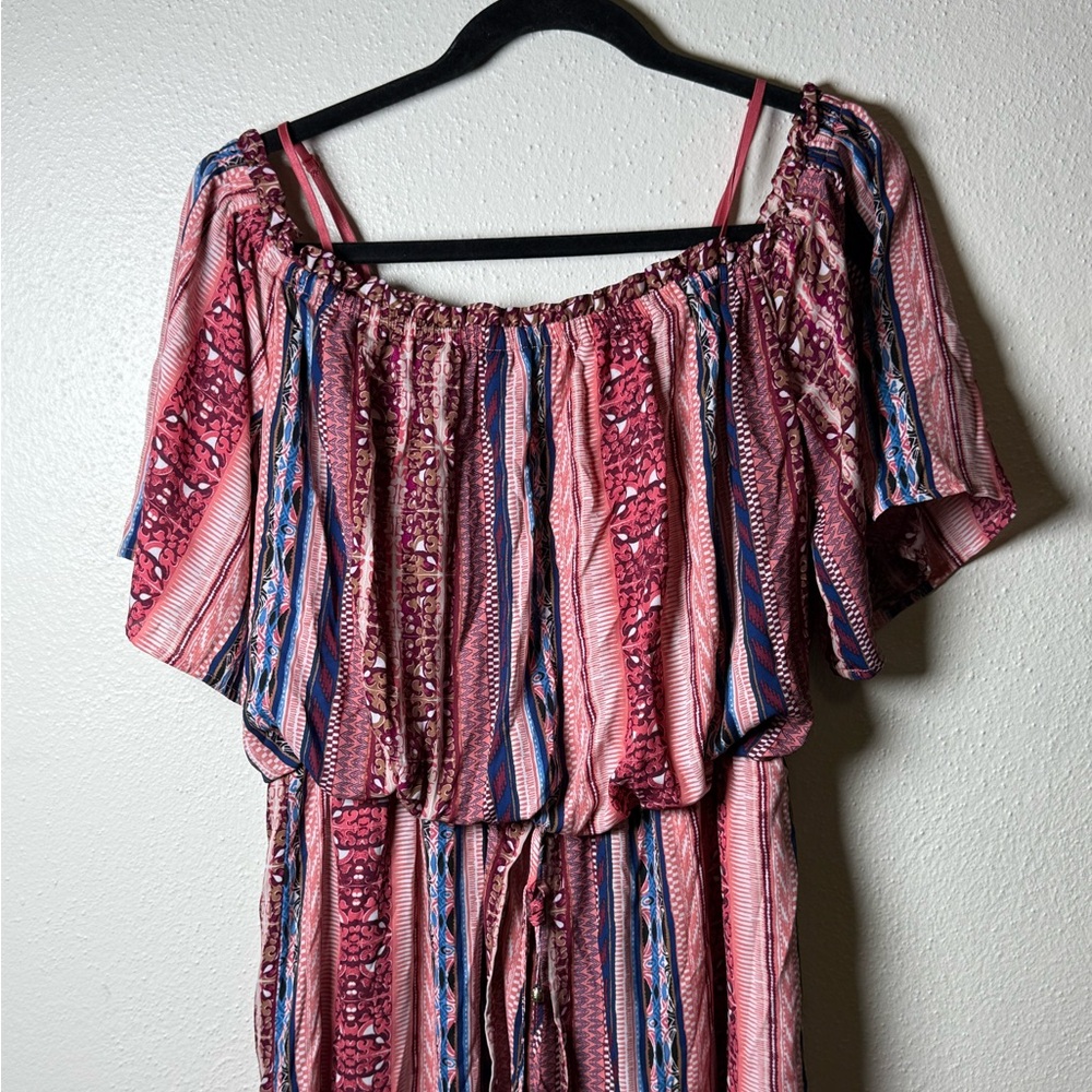 City Triangles Multicolor Patterned Dress